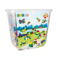 Clics Build and Play, 850-Piece Set in Roller Bucket CB852